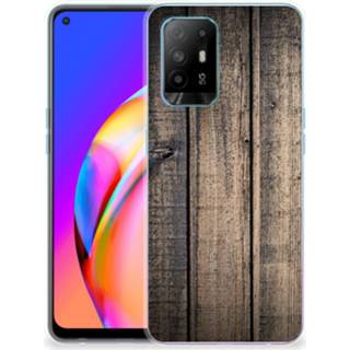 👉 Bumper hoesje OPPO A94 5G | Reno5 Z Steigerhout 8720632762504
