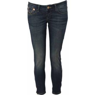 👉 Blauw vrouwen Amy Gee jeans - stretch 3/4 donkerblauw