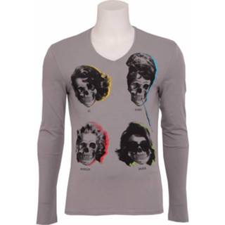 👉 Grijs katoen elastan mannen 9008 MOVIE STAR - Antony Morato T-shirts