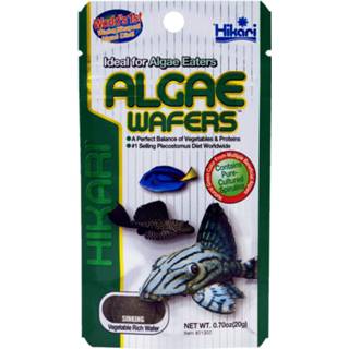 👉 Visvoer Hikari Algae Wafers - Vissenvoer 20 g 42055213028