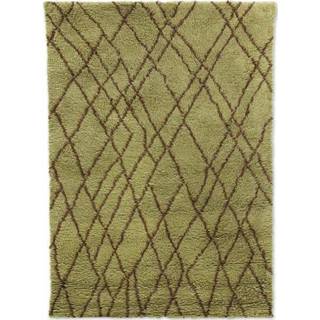 👉 Vloerkleed bruin active Zigzag olijf 280x180cm 8718921036405