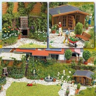 👉 One Size meerkleurig Diorama Flower Garden HO 4001738012262