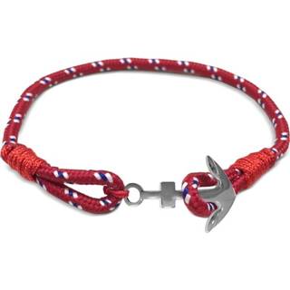 👉 Armband rood wit blauw nylon One Size array Frank 1967 7FB-0080 Nautical Anker rood-wit-blauw 22,5 cm 8719323287822