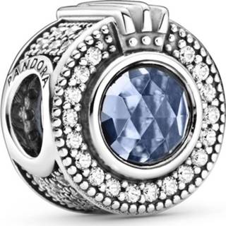 👉 Bedel blauw zilver One Size array Pandora 799058C01 Sparkling Blue Crown O 5700302887389