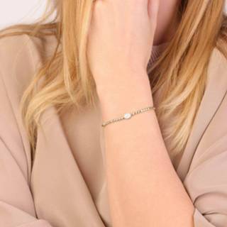 👉 Armband diamant Color-Goud 14 Karaat geelgouden met 0,06ct 8719802000201