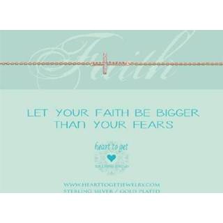 👉 Heart to get B234CRZ14R - Let your faith be bigger than your fear - Armband