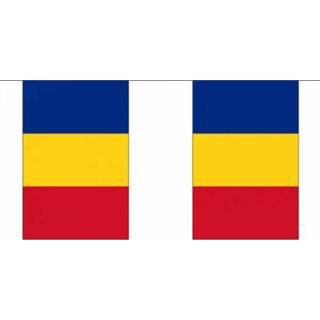 👉 Vlaggenlijn One Size meerkleurig Luxe Roemenie 9 m 8718758343783
