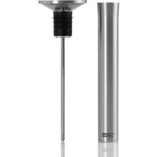 👉 Wijnthermometer RVS glans glas One Size zilver Wijnthermometer, - Adhoc | Champ 4037571386147