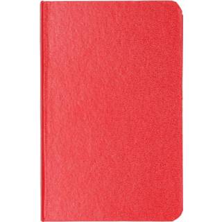 👉 Schrift rode rood One Size 2x pocket luxe schriften gelinieerd A6 formaat - notitieboeken hardcover 2 stuks 8720276147699