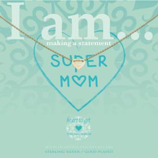 👉 Goud I Am Collection active vrouwen Heart to get IAM436N-SMOM-G super mom verguld ketting 8718924369388