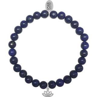 Armband staal rekarmband active vrouwen blauw CO88 Lotus Strength en Honesty staal/lapis/blauw, rek/all-size 8CB-17042 8719497230419