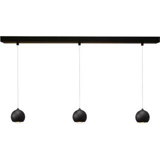 👉 Hanglamp zwart metaal l Lamponline Denver 3 lichts Ø 10 cm 100 8719831731107