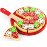 👉 Hout multikleur Viga Toys Pizza 23 Cm Junior 23-delig 6934510585006