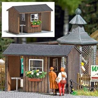 👉 One Size meerkleurig Diorama Wood Ticket House HO 4001738015805