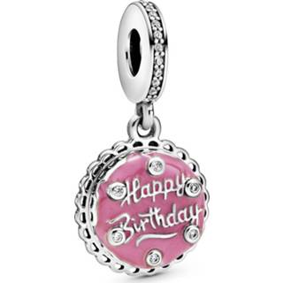 👉 Roze zilver One Size array Pandora 798888C01 Hangbedel Pink Birthday Cake 5700302869651