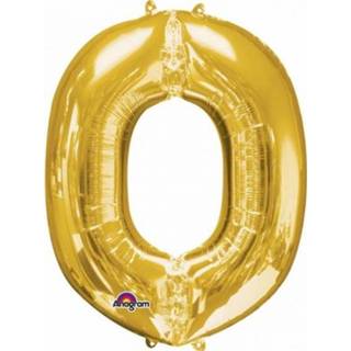 👉 Goud active Grote letter ballon O 86 cm