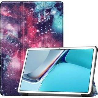 👉 Tri-Fold Series Huawei MatePad 11 (2021) Smart Folio Hoesje - Sterrenstelsel 5712580057569