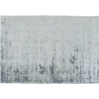 👉 Vloerkleed blauw viscose effen active Kare Glimmer Blue 170x240cm 4025621532415