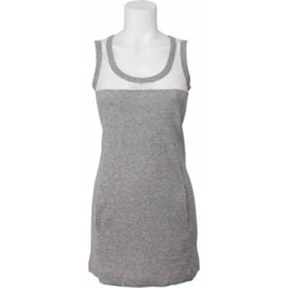 Phard jurk - Abito Candra - Grijs / wit Grijs wit vrouwen Phard jurk - Abito Candra /