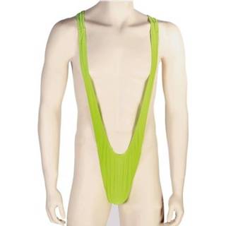 Mankini active mannen groene Verkleedkleding voor heren