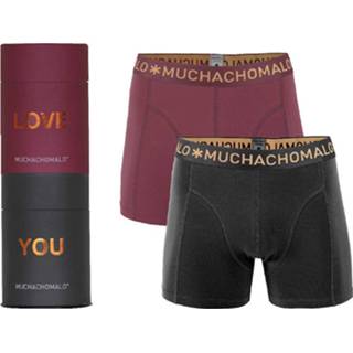👉 Boxershort XXL zwart Muchachomalo 2-pack boxershorts - love you 8718168845808