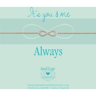 👉 Heart to get B235INZ14R - It's you and me, always - Armband