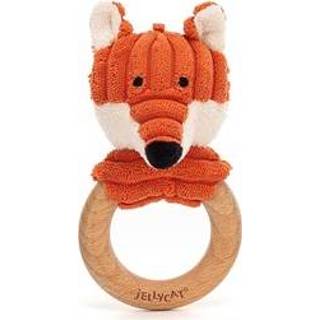 👉 Knuffel houten stuks Jellycat Cordy Roy baby's Baby Vos Met Ring - 14cm 670983131246