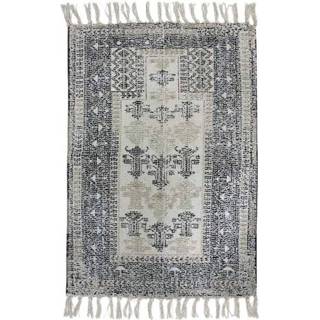 👉 Badmat zwart wit active geprint zwart/wit 60x90cm 8718921036993