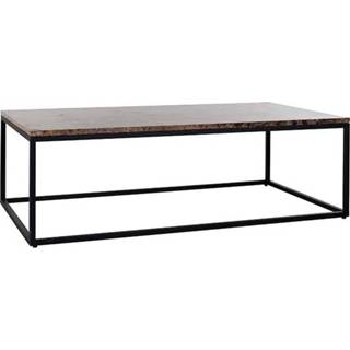 👉 Salontafel Orion met bruin marmer 130x70cm