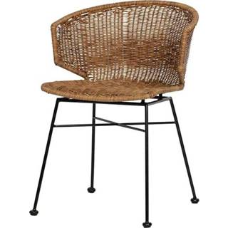 👉 Eetkamerstoel bruin rotan active Noor naturel standaard 8714713099214