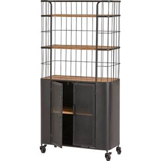 👉 Opbergkast metaal active mannen Wire mangohout/metaal