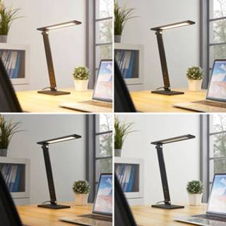 👉 Salome - dimbare LED bureaulamp, zwart