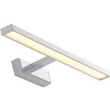 👉 Spiegellamp wit aluminium warmwit a+ Lindby Jukka LED badkamer 60 cm
