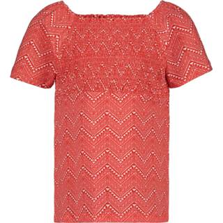 👉 Shirt katoen vrouwen rood T-shirt 8719650168412