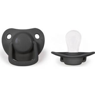 👉 Speen grijs active fopspenen Fopspeen 2-pack Filibabba PH063 Stone Grey 0-6mnd 5712804013722