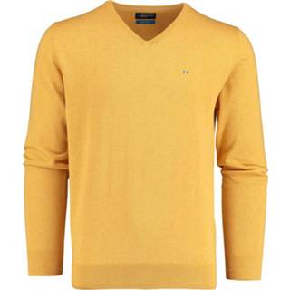 👉 Pullover blauw katoen l truien male goud Bos Bright Blue Vince v-neck flat kn 21105vi01bo/460 d.gold 8720008539884 8720008539914