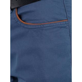 👉 Male blauw broeken katoen Bos Bright Blue Chino 2q.1952/063