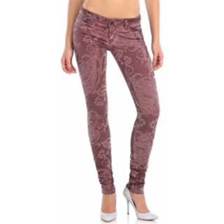 C559 STARLET SKINNY - Guess - Broeken - Rood Rood katoen elastan viscose vrouwen C559 STARLET SKINNY - Guess Broeken