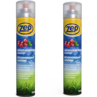 👉 Luchtverfrisser active ZEP Cranberry geur - 750 ml x 2 stuks Voordeelverpakking 6011631814816