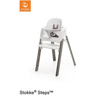 👉 Kinderstoel wit grijs active merken kinderen baby's Stokke® Steps™ 349703 White/Hazy Grey + Babyset White
