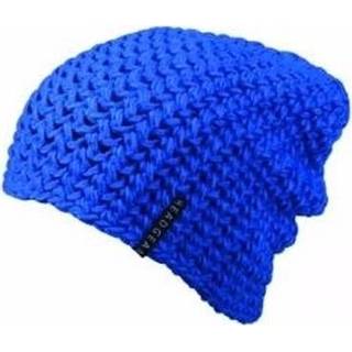 👉 Basic beanie muts kobalt blauw voor dames