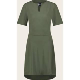 👉 Dress zijde m jurken vrouwen groen Jane Lushka U9212740k piper