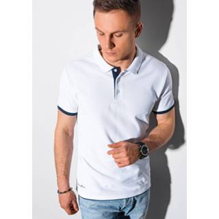 Poloshirt katoen l mannen male wit Ombre heren - s1382 7435847916901 7435850138178