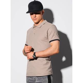 👉 Poloshirt katoen l mannen male bruin Ombre heren ash s1382 7435845633657 7435845159188