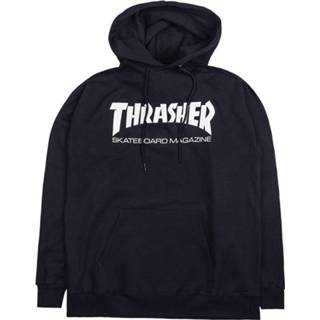 👉 L male zwart Thrasher Mag hooded sweat 2999018676162