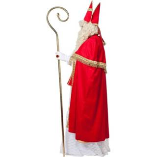 👉 Sinterklaas kostuum One Size rood Compleet luxe kostuum/pak voor volwassenen - Carnavalskleding Verkleed kostuums/pakken 8718758782902