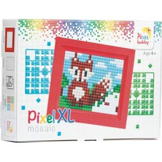 👉 XL GeenKleur Pixelhobby Vosje 10x12 cm 8718468612001