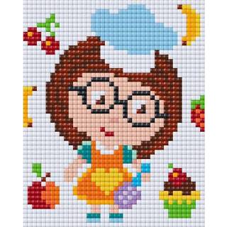 👉 XL GeenKleur Pixelhobby Chef 20x24 cm 8718468828006