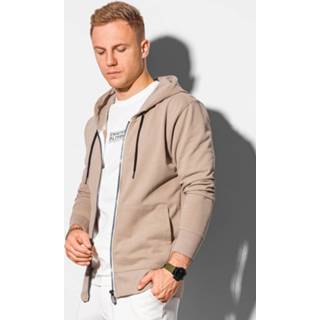 👉 Vest katoen l male beige mannen Ombre Heren effen basic b1145-4 - 7435850318303