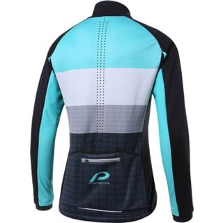 👉 Fietsjack zwart blauw polyester 40 vrouwen Protective dames zwart/blauw maat 4260200089977